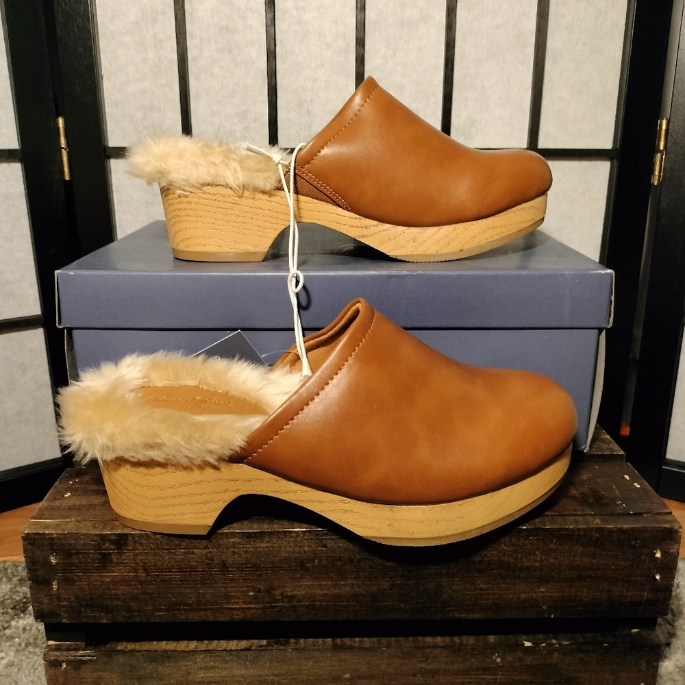 Universal Thread Poppy Heels Size 5 Cognac
